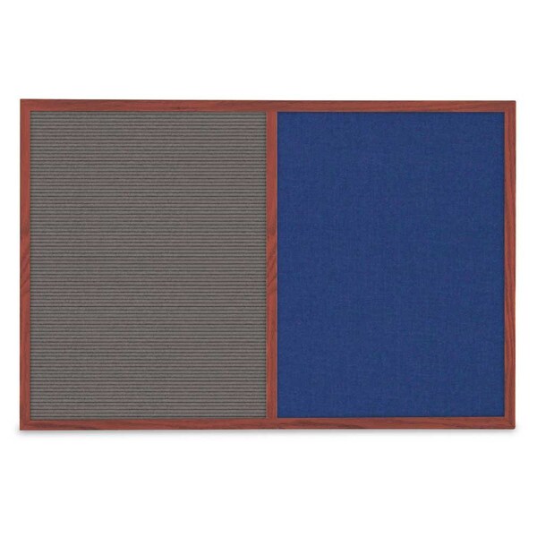 Slim Style Indoor Enclosed Corkboard, 36